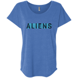 T-Shirts Vintage Royal / X-Small Aliens Triblend Dolman Sleeve