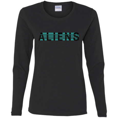 T-Shirts Black / S Aliens Women's Long Sleeve T-Shirt