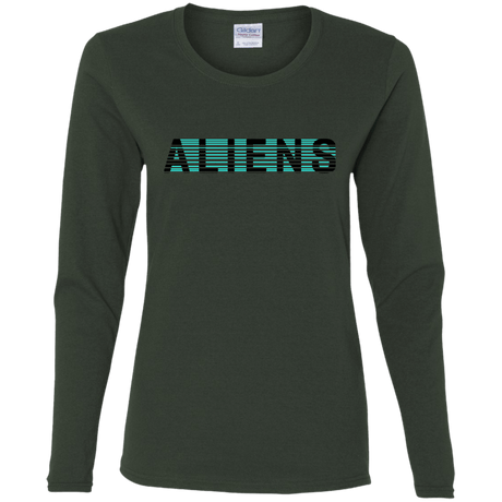 T-Shirts Forest / S Aliens Women's Long Sleeve T-Shirt