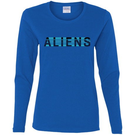 T-Shirts Royal / S Aliens Women's Long Sleeve T-Shirt