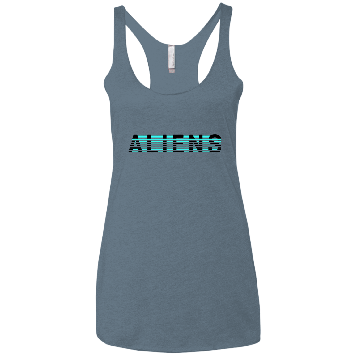 T-Shirts Indigo / X-Small Aliens Women's Triblend Racerback Tank