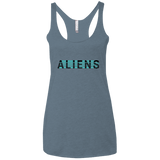 T-Shirts Indigo / X-Small Aliens Women's Triblend Racerback Tank