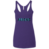T-Shirts Purple Rush / X-Small Aliens Women's Triblend Racerback Tank