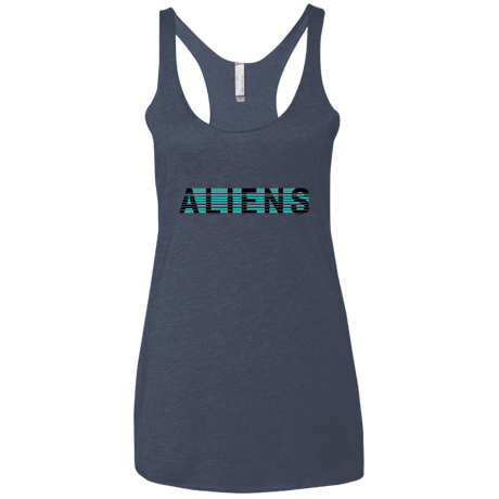 T-Shirts Vintage Navy / X-Small Aliens Women's Triblend Racerback Tank