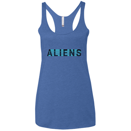 T-Shirts Vintage Royal / X-Small Aliens Women's Triblend Racerback Tank