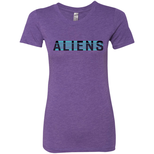 T-Shirts Purple Rush / S Aliens Women's Triblend T-Shirt