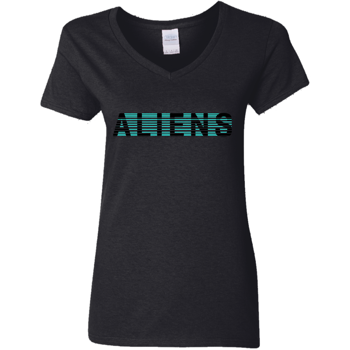 T-Shirts Black / S Aliens Women's V-Neck T-Shirt