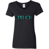 T-Shirts Black / S Aliens Women's V-Neck T-Shirt