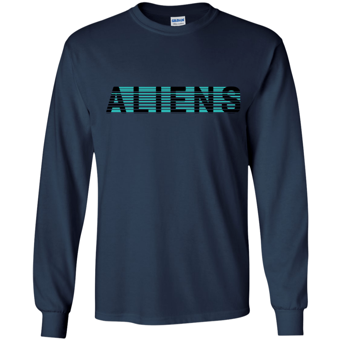 T-Shirts Navy / YS Aliens Youth Long Sleeve T-Shirt