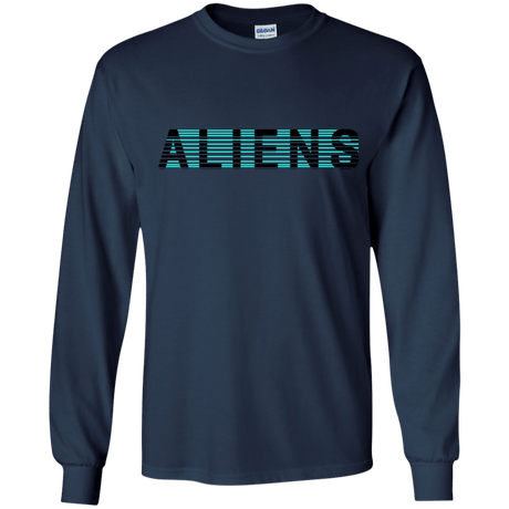 T-Shirts Navy / YS Aliens Youth Long Sleeve T-Shirt