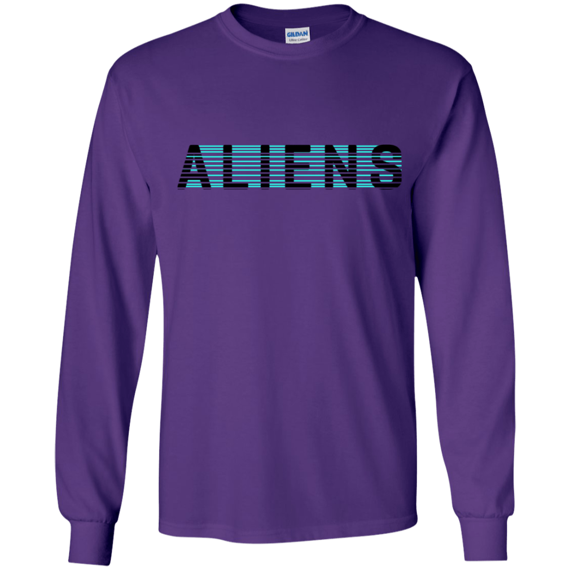 T-Shirts Purple / YS Aliens Youth Long Sleeve T-Shirt