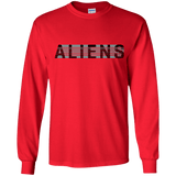 T-Shirts Red / YS Aliens Youth Long Sleeve T-Shirt