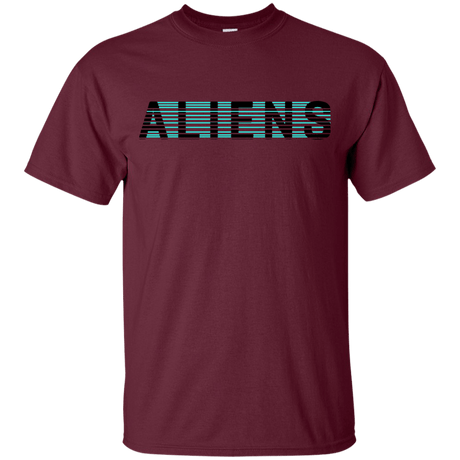 T-Shirts Maroon / YXS Aliens Youth T-Shirt