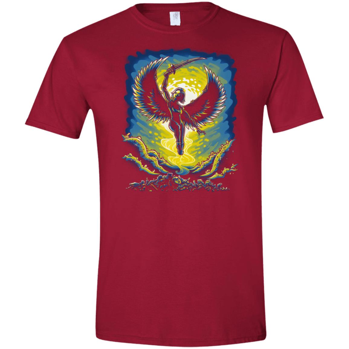 T-Shirts Cardinal Red / S Alita Battle Angel Men's Semi-Fitted Softstyle
