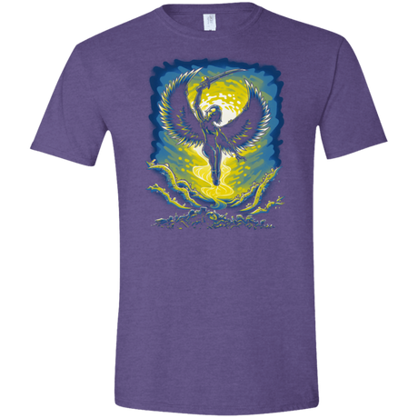 T-Shirts Heather Purple / S Alita Battle Angel Men's Semi-Fitted Softstyle