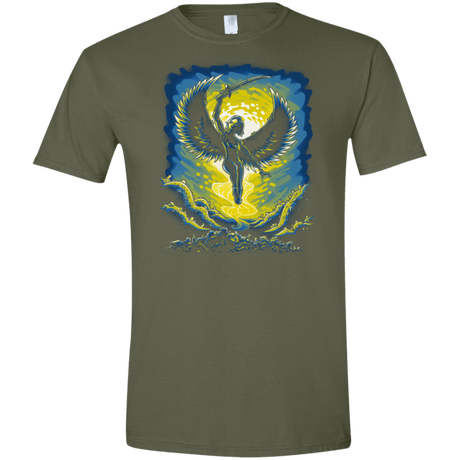 T-Shirts Military Green / S Alita Battle Angel Men's Semi-Fitted Softstyle