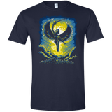 T-Shirts Navy / X-Small Alita Battle Angel Men's Semi-Fitted Softstyle