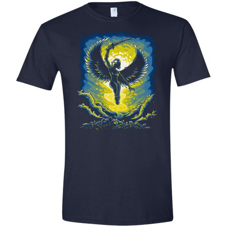 T-Shirts Navy / X-Small Alita Battle Angel Men's Semi-Fitted Softstyle