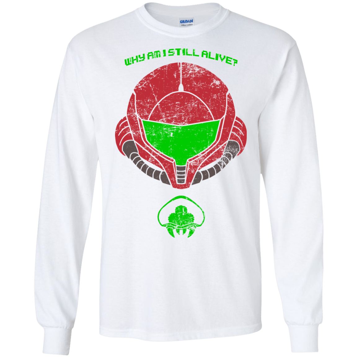 T-Shirts White / S Alive Men's Long Sleeve T-Shirt