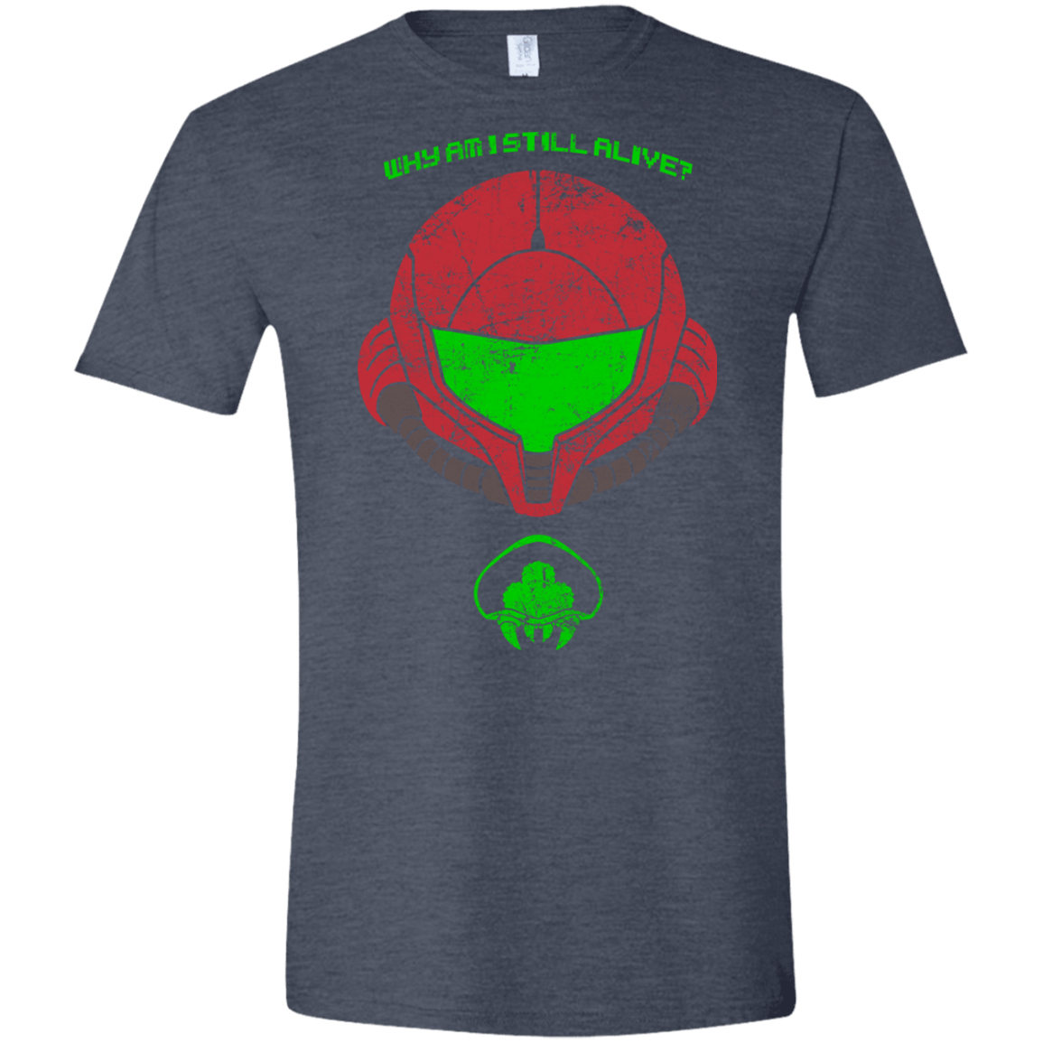 T-Shirts Heather Navy / S Alive Men's Semi-Fitted Softstyle