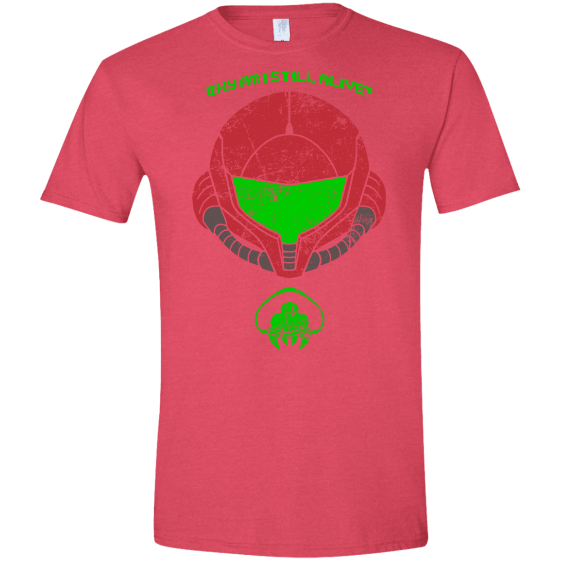 T-Shirts Heather Red / S Alive Men's Semi-Fitted Softstyle