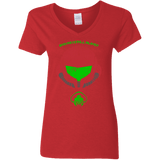 T-Shirts Red / S Alive Women's V-Neck T-Shirt