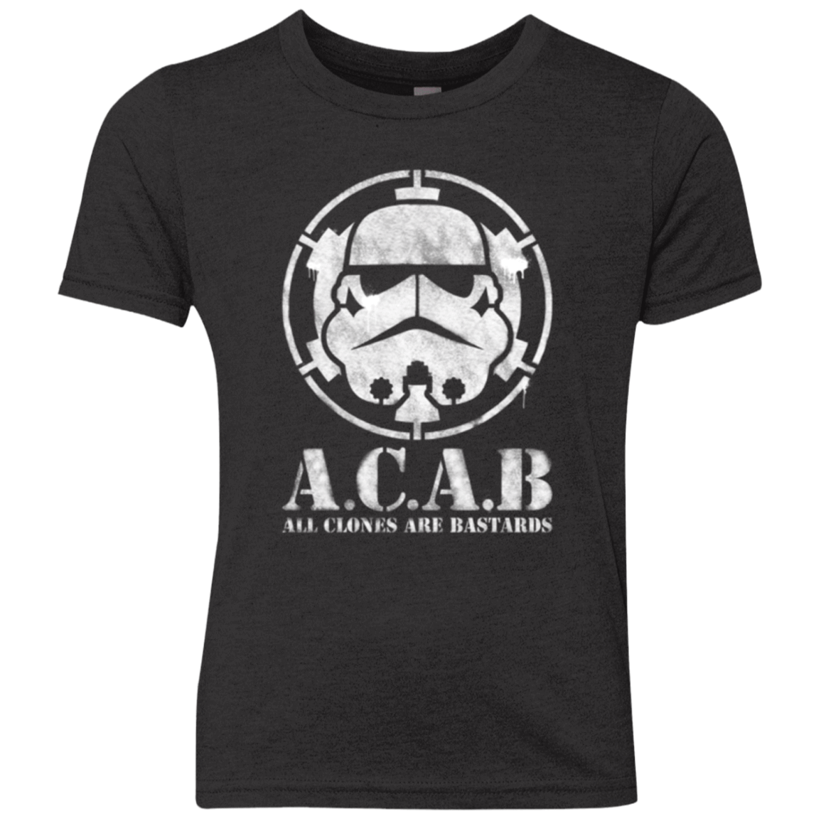 T-Shirts Vintage Black / YXS All clones Youth Triblend T-Shirt