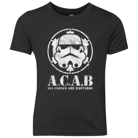 T-Shirts Vintage Black / YXS All clones Youth Triblend T-Shirt