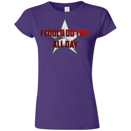 T-Shirts Purple / S All Day Junior Slimmer-Fit T-Shirt