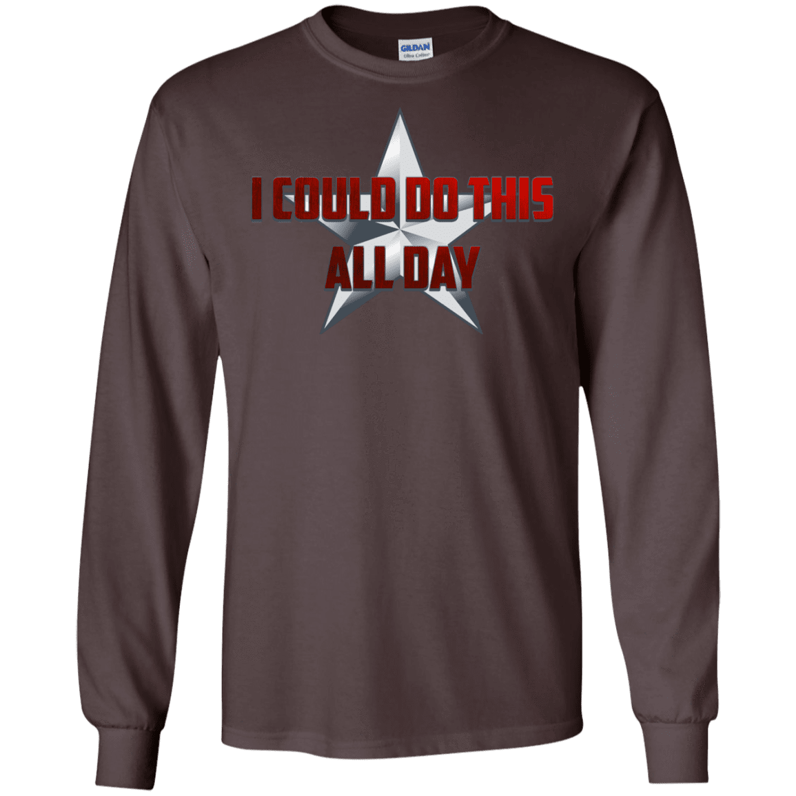 T-Shirts Dark Chocolate / S All Day Men's Long Sleeve T-Shirt