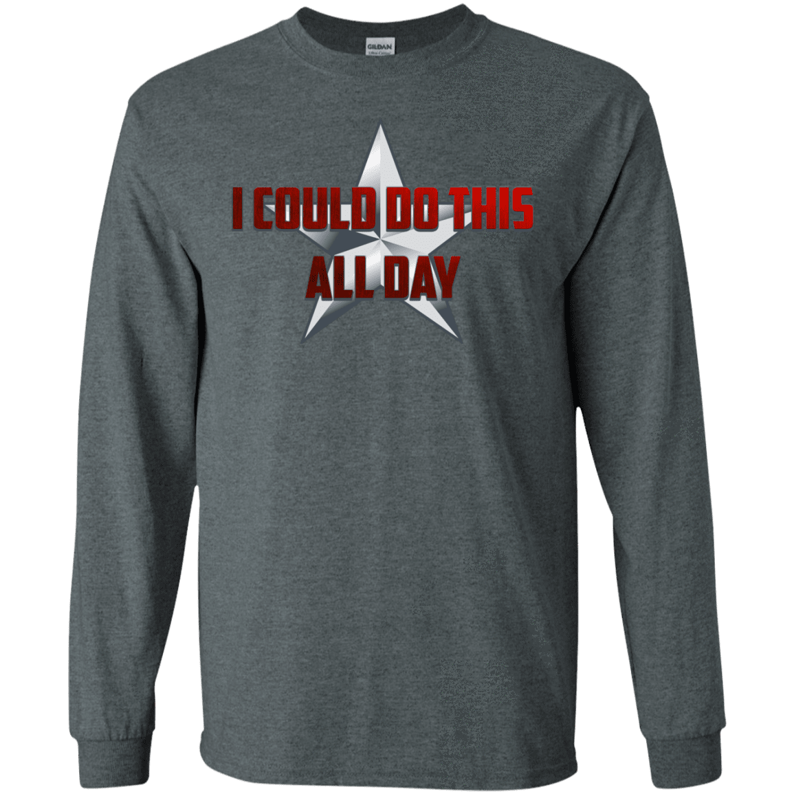 T-Shirts Dark Heather / S All Day Men's Long Sleeve T-Shirt