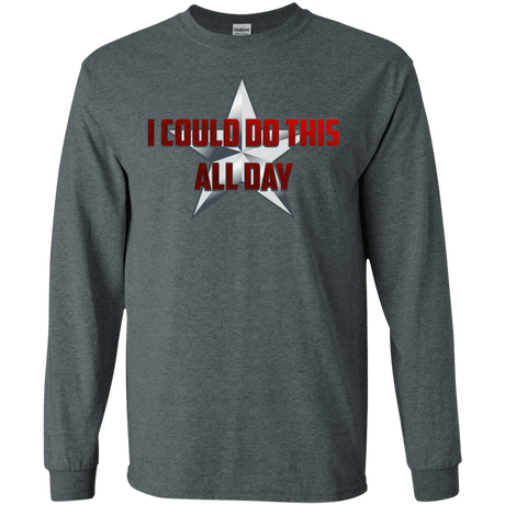 T-Shirts Dark Heather / S All Day Men's Long Sleeve T-Shirt