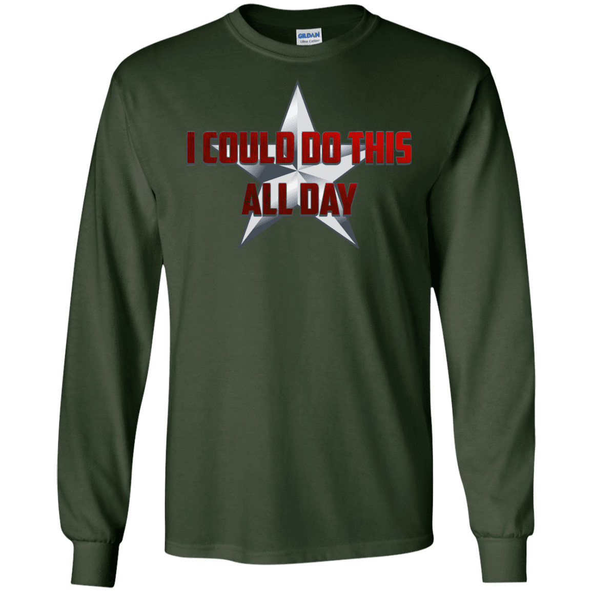 T-Shirts Forest Green / S All Day Men's Long Sleeve T-Shirt