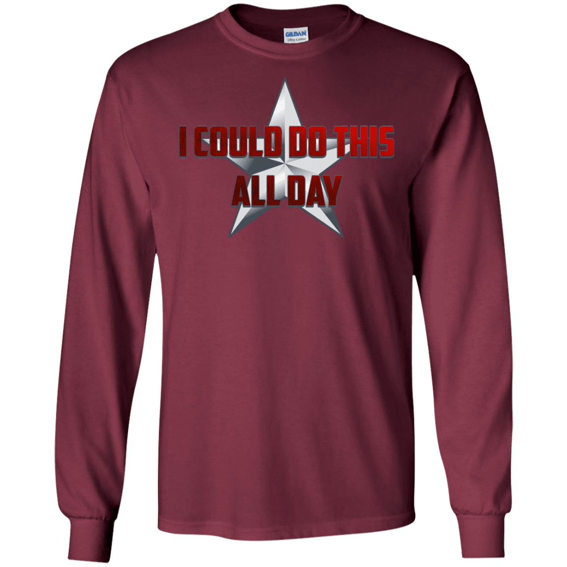 T-Shirts Maroon / S All Day Men's Long Sleeve T-Shirt