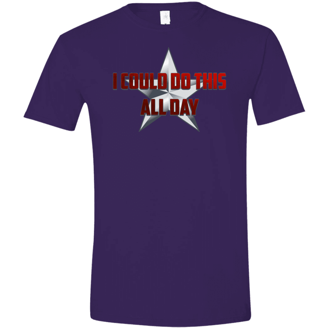 T-Shirts Purple / S All Day Men's Semi-Fitted Softstyle