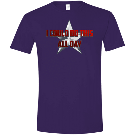 T-Shirts Purple / S All Day Men's Semi-Fitted Softstyle
