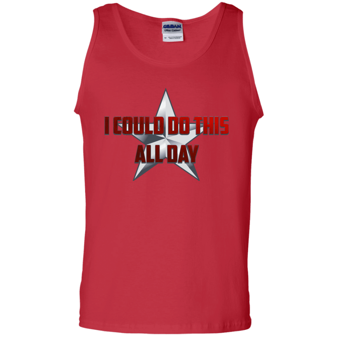 T-Shirts Red / S All Day Men's Tank Top