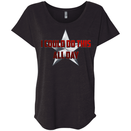 T-Shirts Vintage Black / X-Small All Day Triblend Dolman Sleeve