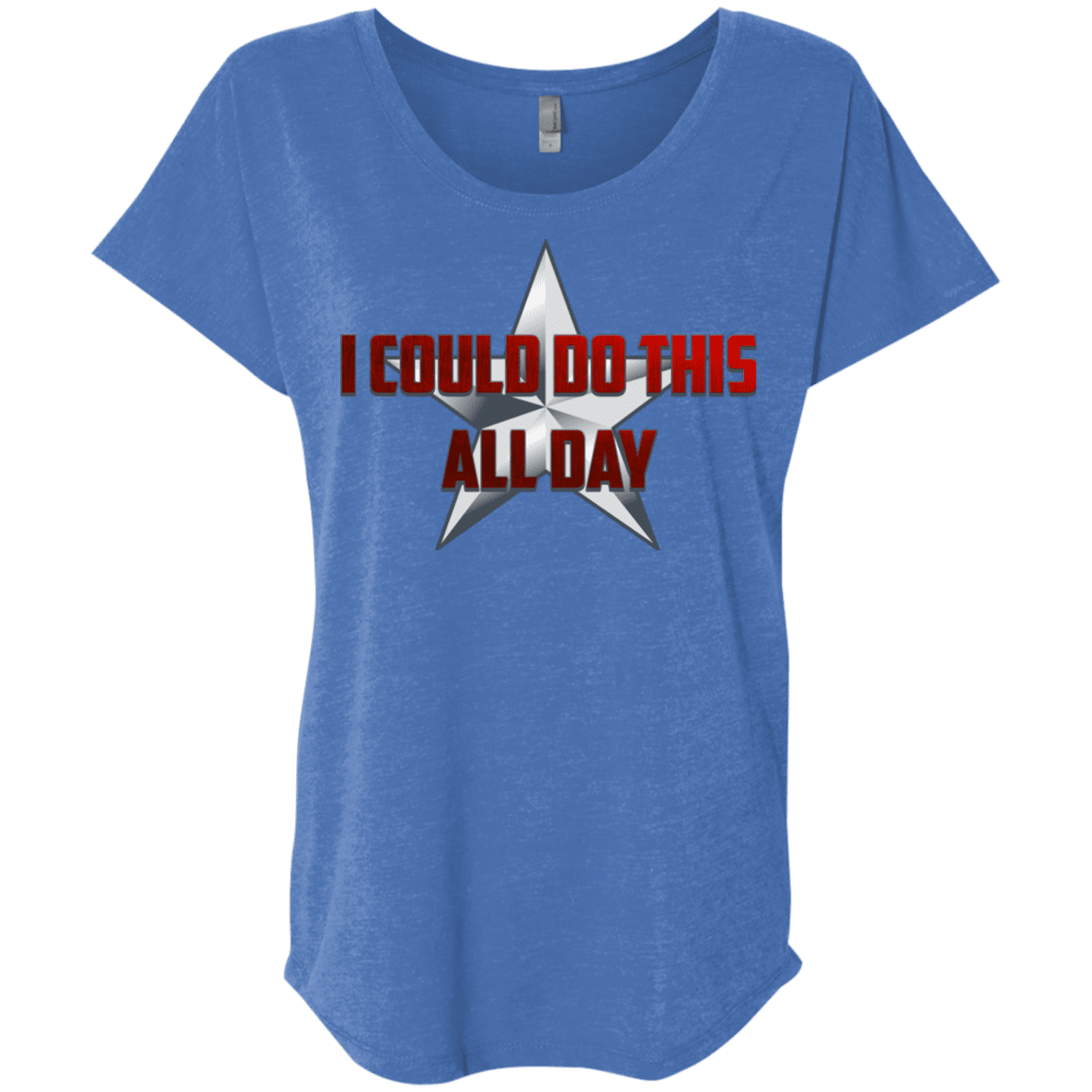 T-Shirts Vintage Royal / X-Small All Day Triblend Dolman Sleeve