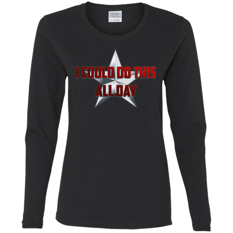 T-Shirts Black / S All Day Women's Long Sleeve T-Shirt