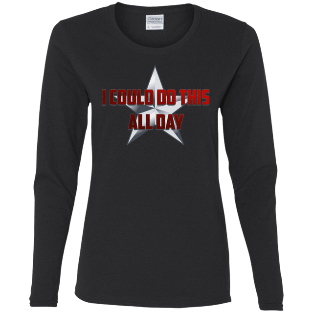 T-Shirts Black / S All Day Women's Long Sleeve T-Shirt