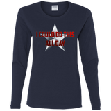 T-Shirts Navy / S All Day Women's Long Sleeve T-Shirt