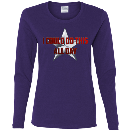 T-Shirts Purple / S All Day Women's Long Sleeve T-Shirt