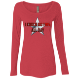 T-Shirts Vintage Red / S All Day Women's Triblend Long Sleeve Shirt