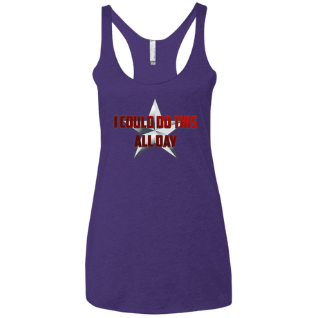 T-Shirts Purple Rush / X-Small All Day Women's Triblend Racerback Tank