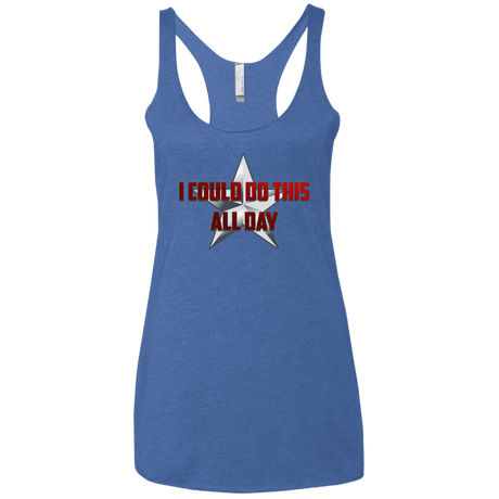 T-Shirts Vintage Royal / X-Small All Day Women's Triblend Racerback Tank
