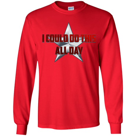 T-Shirts Red / YS All Day Youth Long Sleeve T-Shirt