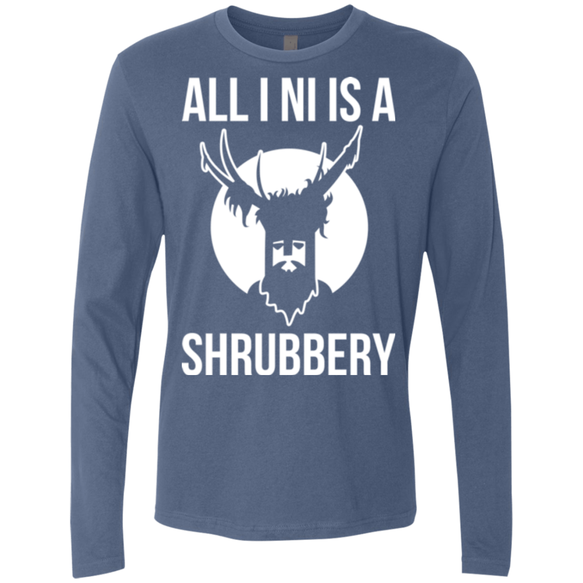 T-Shirts Indigo / Small All I Ni Men's Premium Long Sleeve