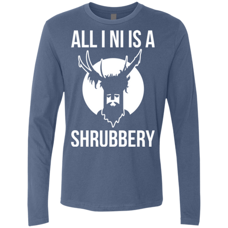 T-Shirts Indigo / Small All I Ni Men's Premium Long Sleeve