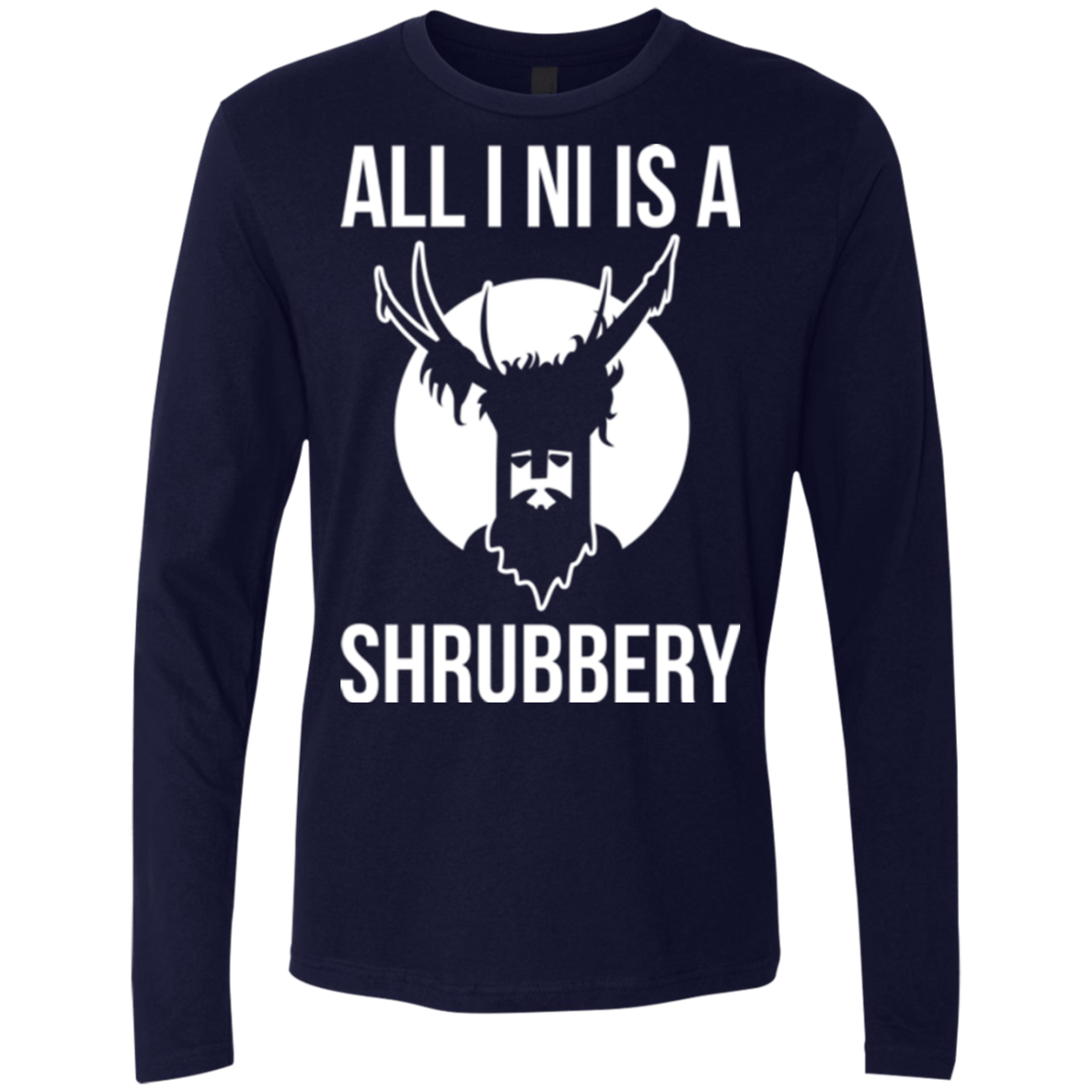 T-Shirts Midnight Navy / Small All I Ni Men's Premium Long Sleeve
